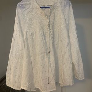 Wire ladies shirt with sparkles